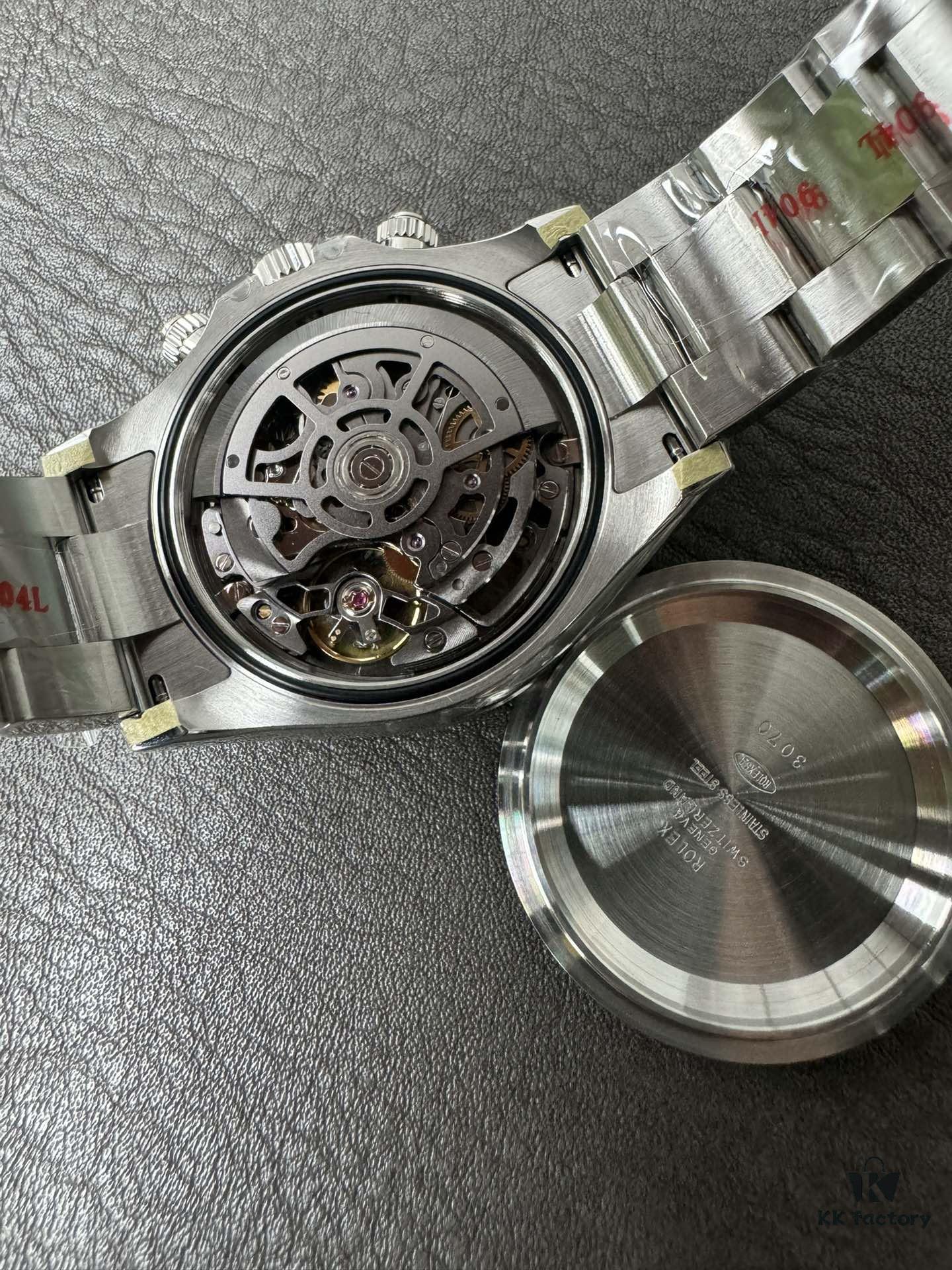 VS Affordable Version of Daytona with 4801 Movement, Similar to 4131 Case and Structure, Single-direction Winding, Skeleton Design Without Engraving, Much Cheaper Price
