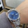 126300 Blue Dial 41mm Upgrade Genuine Bezel, Hands, Calendar, Mirror, Aperture Five-Piece Set