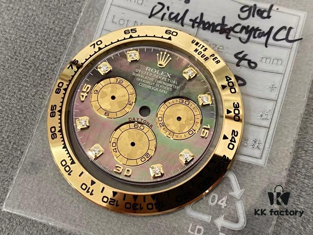 Brand New Black Enamel Round Brooch Pin 116508