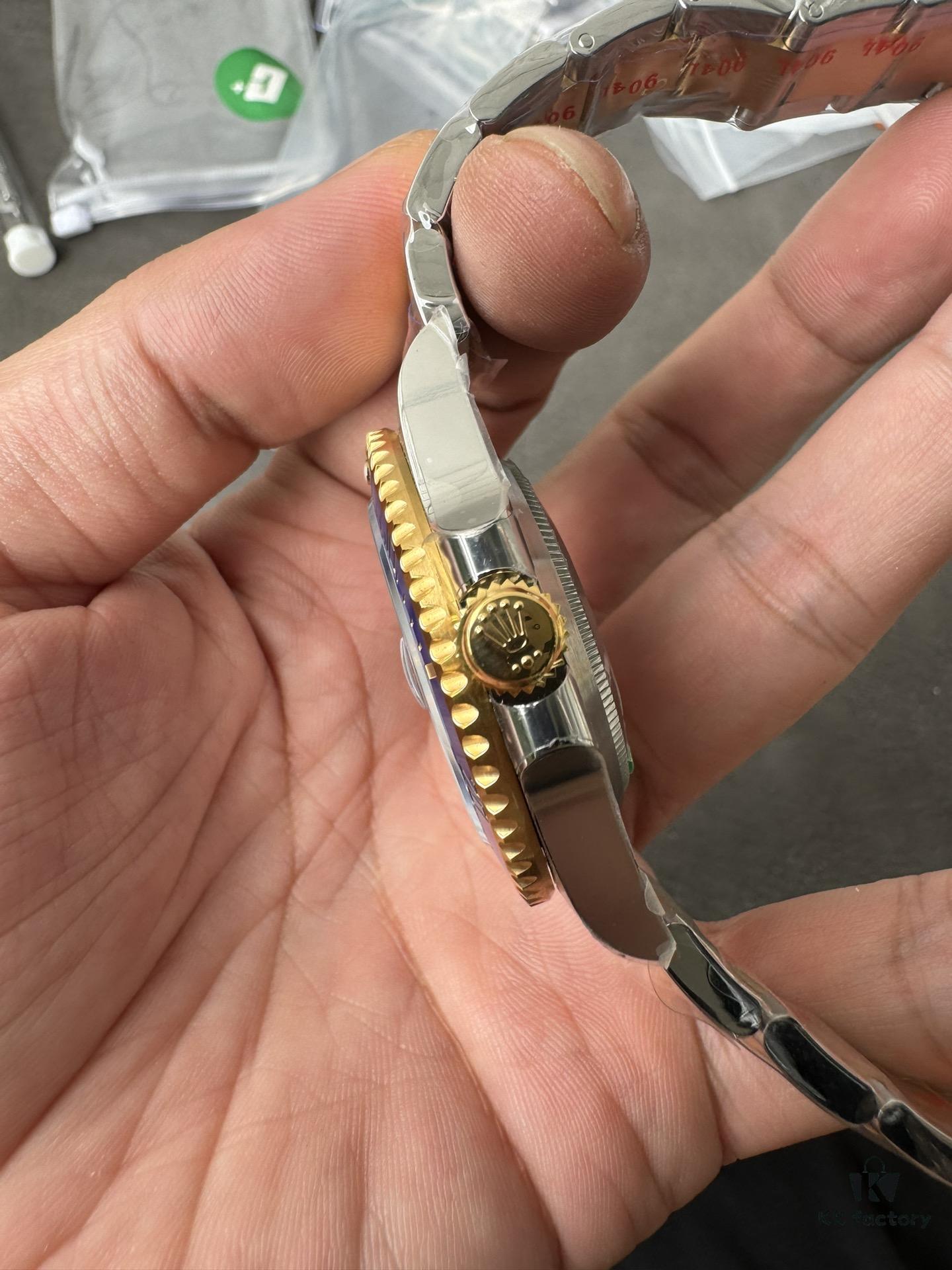 C+ Gold-Plated Black Water Ghost with Counterweight Version, Back Cover Weighted, Will Not Oxidize, Discolor, or Peel