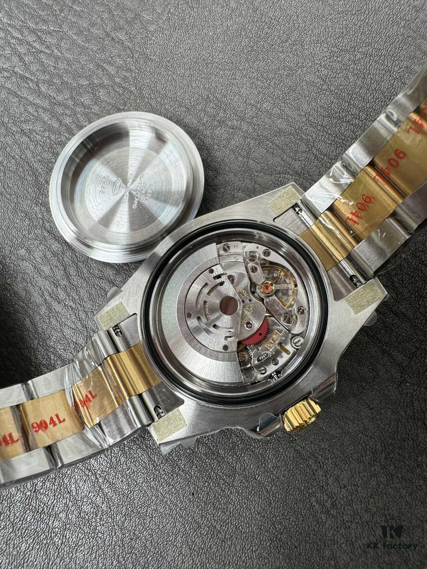 C+ Gold-Plated Black Water Ghost with Counterweight Version, Back Cover Weighted, Will Not Oxidize, Discolor, or Peel