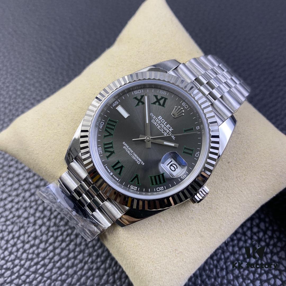 Clean Factory / C Factory New Rolex Datejust Series m126334-022 Green Bamboo