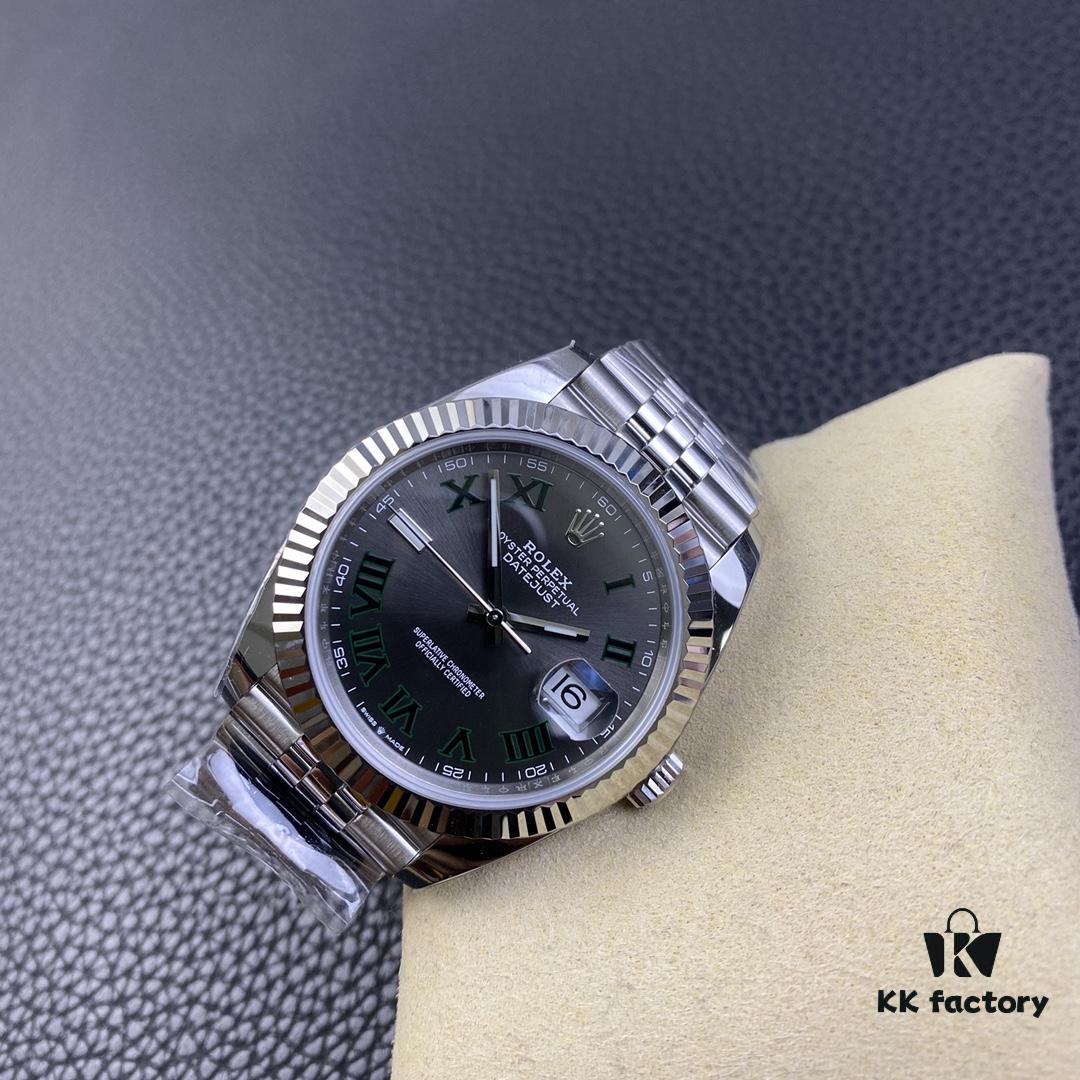 Clean Factory / C Factory New Rolex Datejust Series m126334-022 Green Bamboo