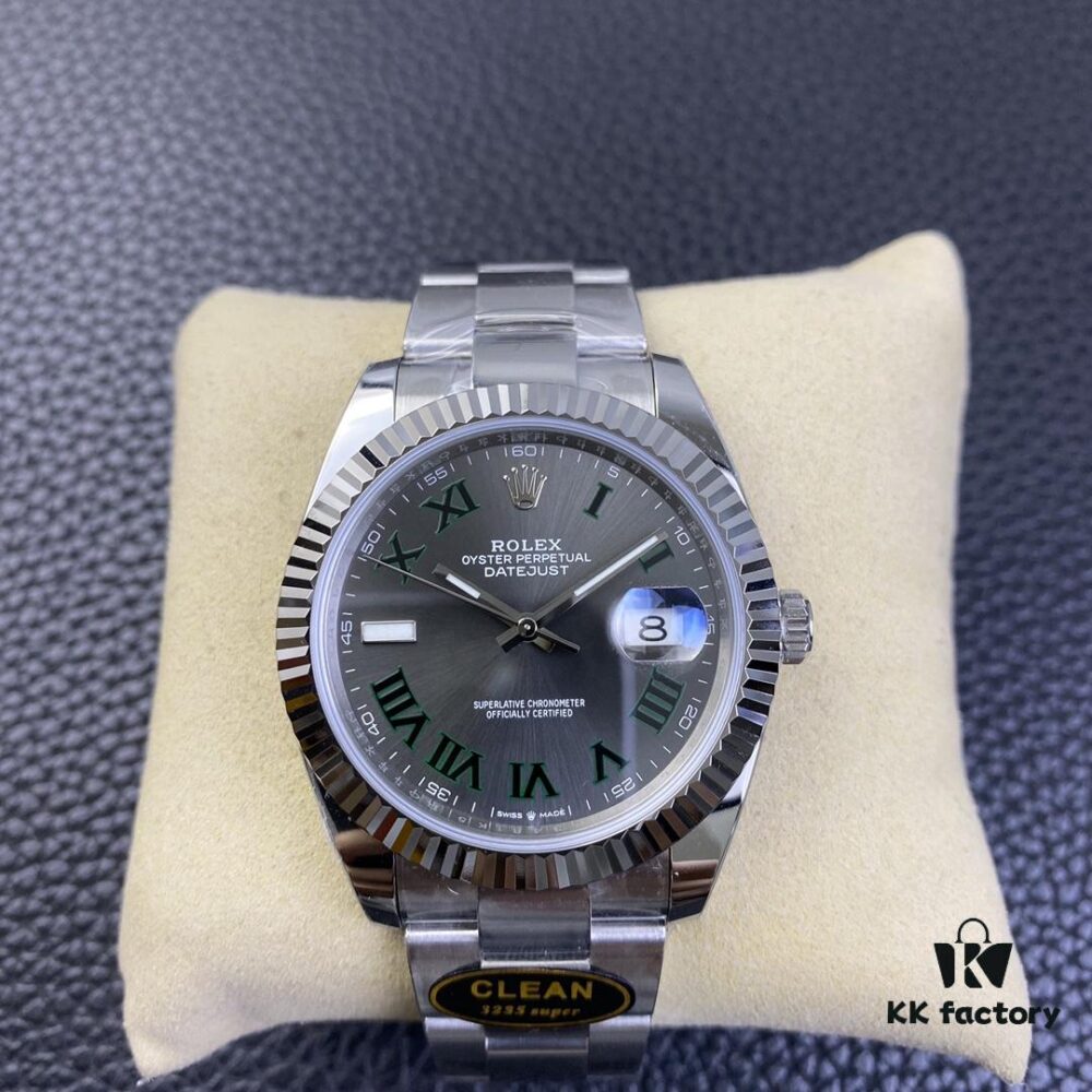 Clean Factory / C Factory New Rolex Datejust Series m126334-022 Green Guilloche