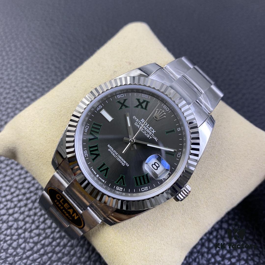Clean Factory / C Factory New Rolex Datejust Series m126334-022 Green Guilloche