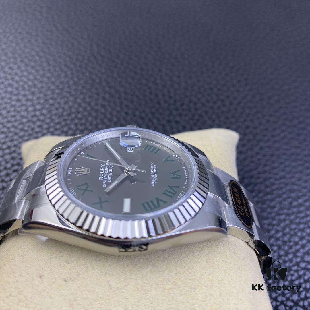 Clean Factory / C Factory New Rolex Datejust Series m126334-022 Green Guilloche