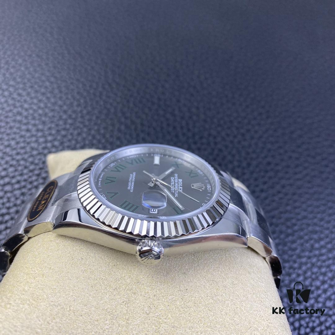 Clean Factory / C Factory New Rolex Datejust Series m126334-022 Green Guilloche