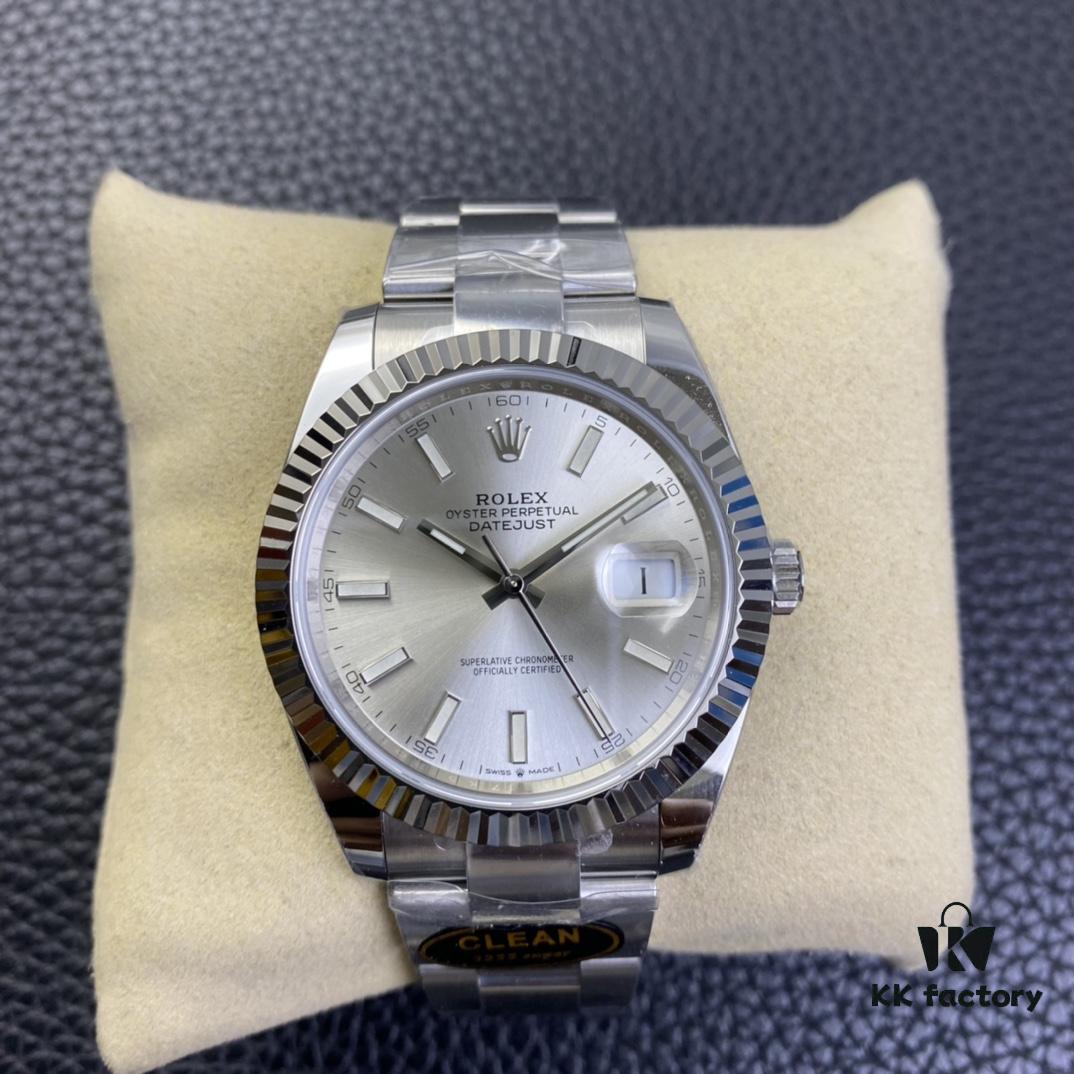 Clean Factory / C Factory New Rolex Datejust Model m126334-0004 Silver Dial
