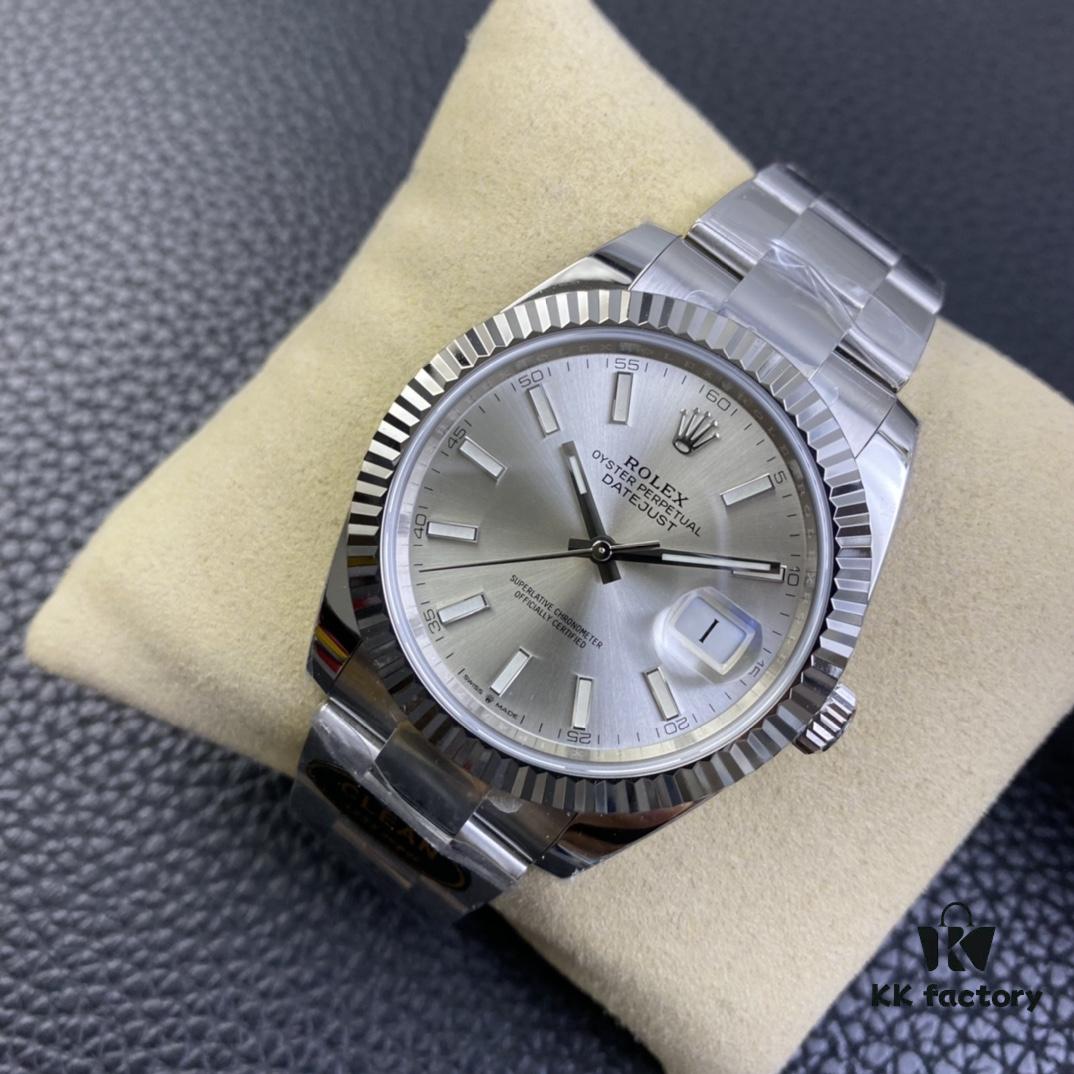 Clean Factory / C Factory New Rolex Datejust Model m126334-0004 Silver Dial
