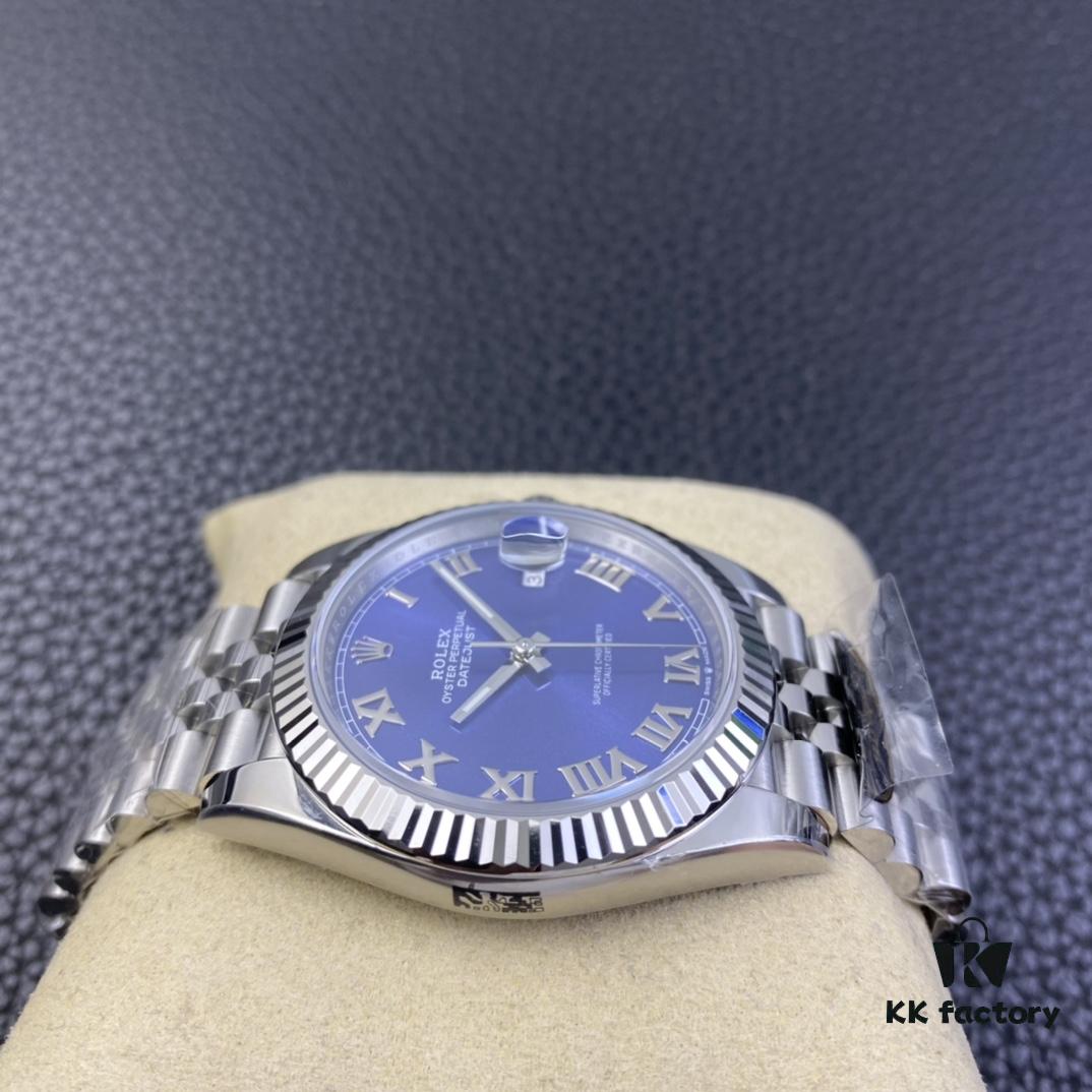 Clean Factory / C Factory New Rolex Datejust Series m126334-0026 Roman Numeral Blue Dial