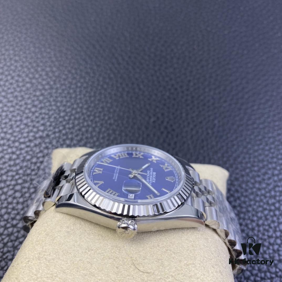 Clean Factory / C Factory New Rolex Datejust Series m126334-0026 Roman Numeral Blue Dial