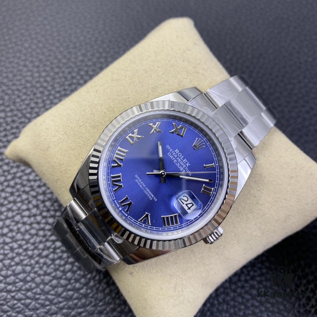 Clean Factory / C Factory New Rolex Datejust Series m126334-0026 Roman Blue Dial
