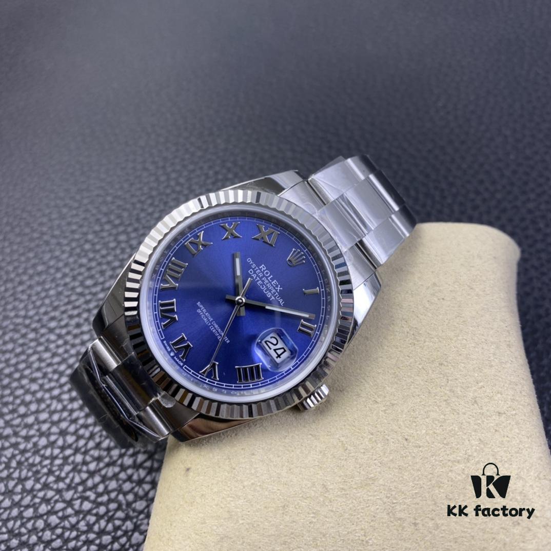 Clean Factory / C Factory New Rolex Datejust Series m126334-0026 Roman Blue Dial