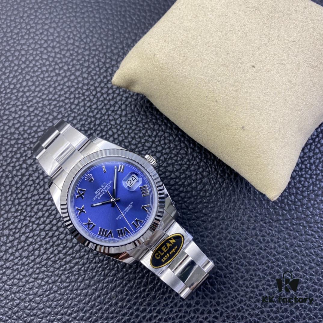 Clean Factory / C Factory New Rolex Datejust Series m126334-0026 Roman Blue Dial