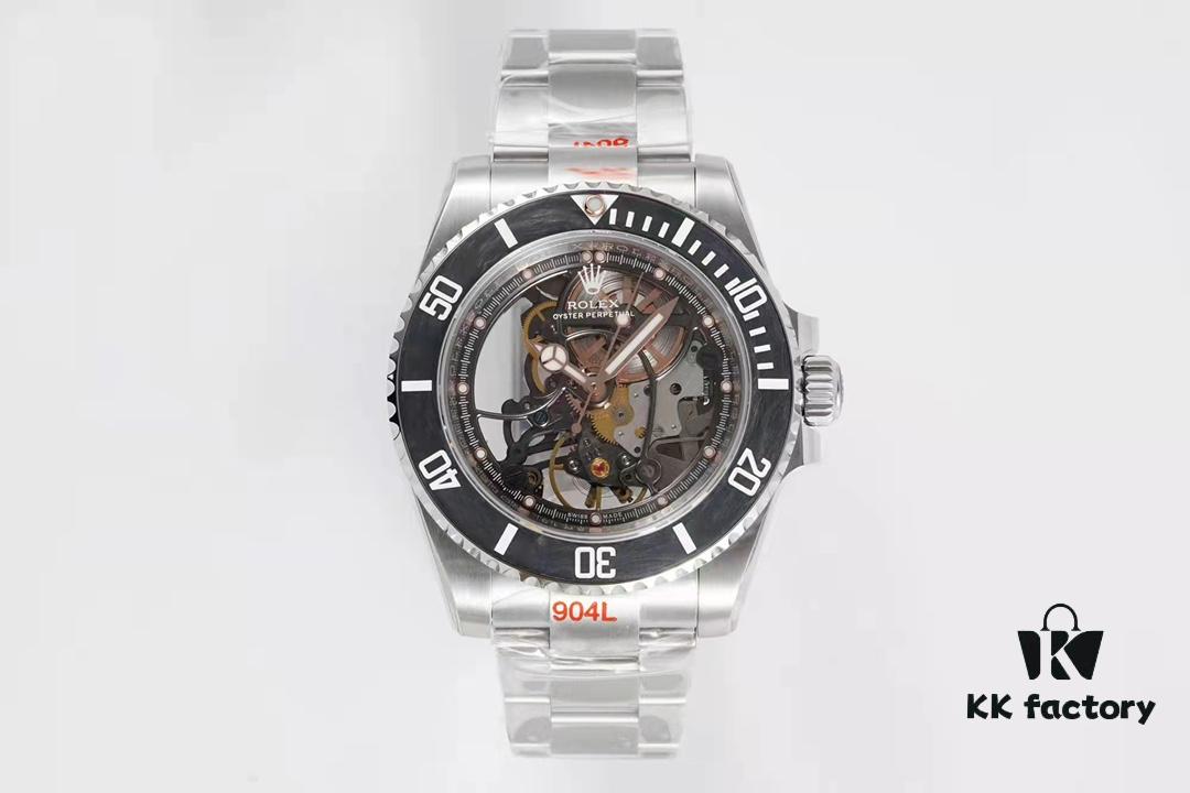 VR Factory Masterpiece! Modified Rolex Submariner with Carbon Fiber Bezel – Fully Skeletonized, Rare Limited Edition