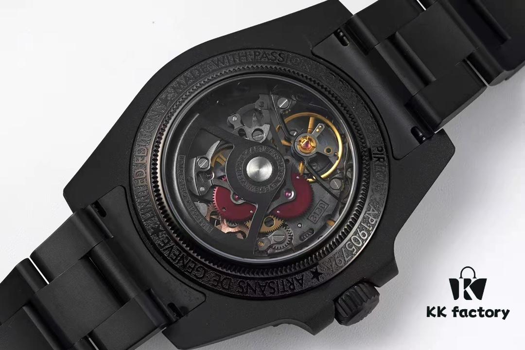 VR Factory Masterpiece! Radically Modified Rolex Submariner – The Legendary 'Carbon Fiber Bezel' with Full Skeleton Design, Inspired by Rolex 116610