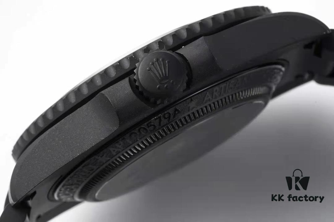 VR Factory Masterpiece! Radically Modified Rolex Submariner – The Legendary 'Carbon Fiber Bezel' with Full Skeleton Design, Inspired by Rolex 116610