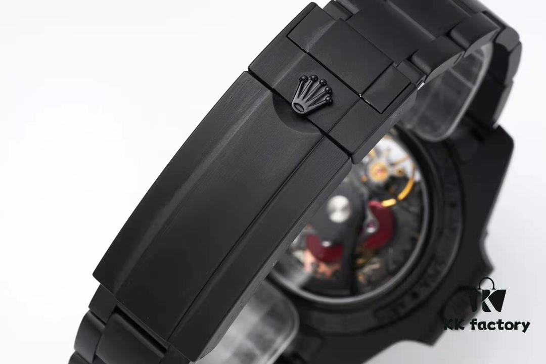 VR Factory Masterpiece! Radically Modified Rolex Submariner – The Legendary 'Carbon Fiber Bezel' with Full Skeleton Design, Inspired by Rolex 116610