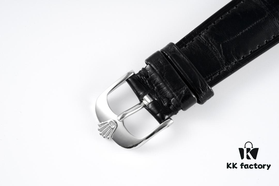 KZ Reimagined 'Core' Edition - Premium Rolex Cellini 50509 Time-only Automatic Watch with Exclusive Blue Hairspring Custom Cal.3132 Movement, Individual Serial Number Included