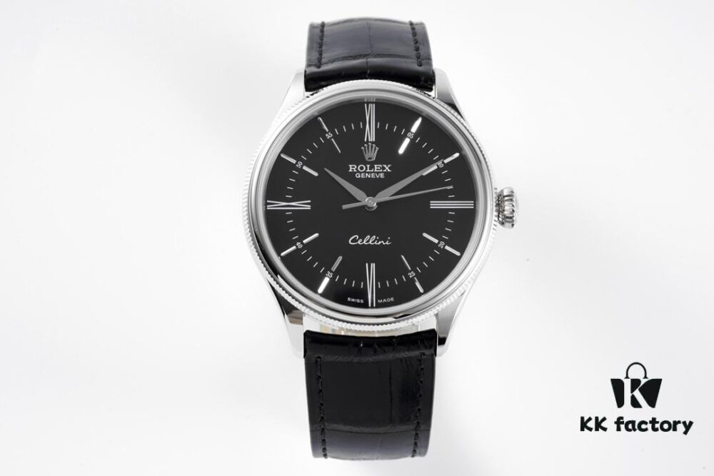 KZ Reimagined 'Core' Edition - Premium Rolex Cellini 50509 Time Automatic Watch with Exclusive Blue Hairspring Custom Cal.3132 Movement