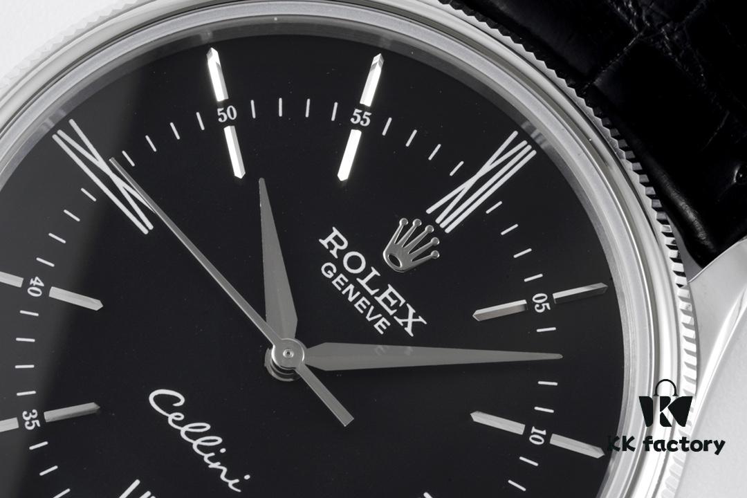 KZ Reimagined 'Core' Edition - Premium Rolex Cellini 50509 Time Automatic Watch with Exclusive Blue Hairspring Custom Cal.3132 Movement