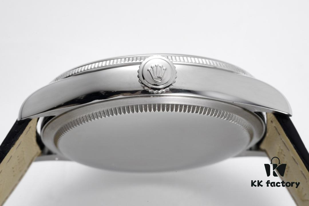 KZ Reimagined 'Core' Edition - Premium Rolex Cellini 50509 Time Automatic Watch with Exclusive Blue Hairspring Custom Cal.3132 Movement