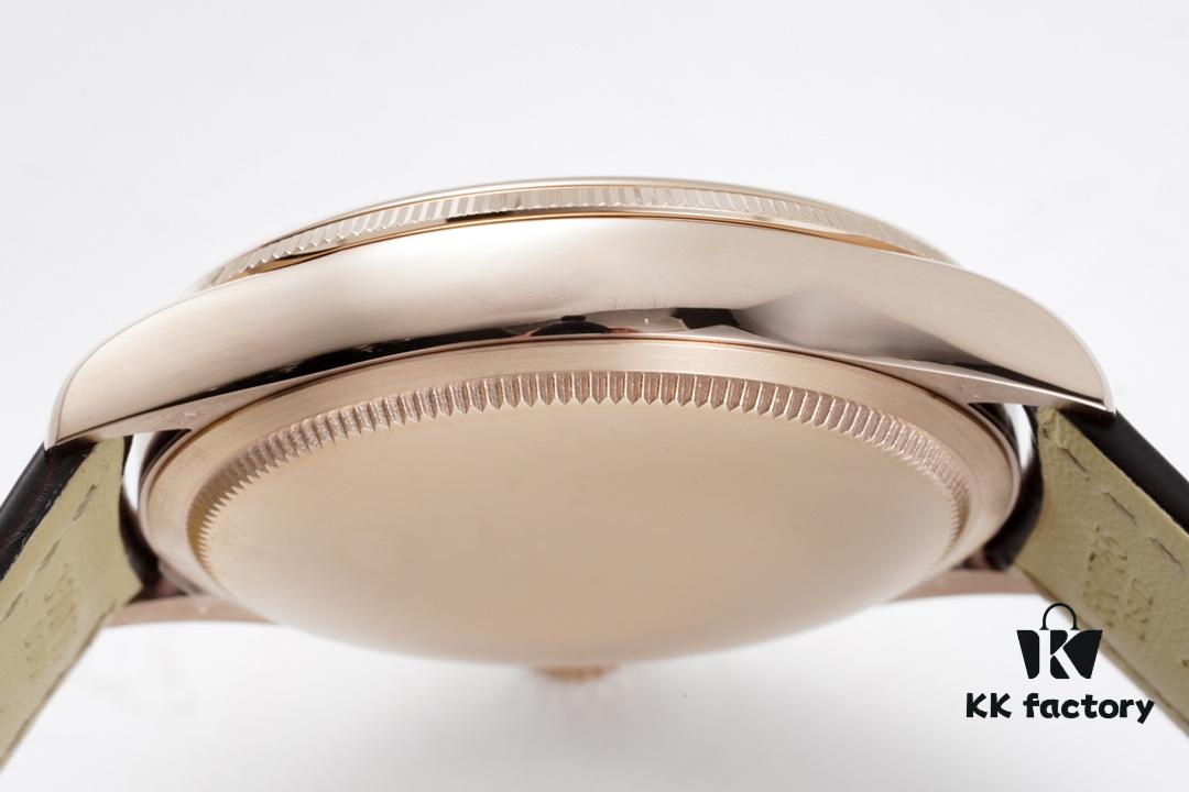 KZ Reimagined 'Core' Edition, Premium Rolex Cellini 50509 Time-only Automatic Watch with Exclusive Blue Hairspring Custom Cal.3132 Integrated Movement, Individual Serial Number Included