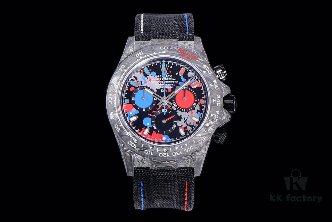 New Arrival Craftsmanship Meets Innovation Dream-Chasing Daytona Chronograph Carbon Fiber Custom Edition V2