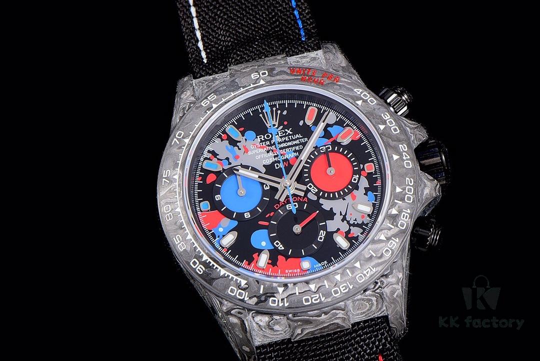 New Arrival Craftsmanship Meets Innovation Dream-Chasing Daytona Chronograph Carbon Fiber Custom Edition V2