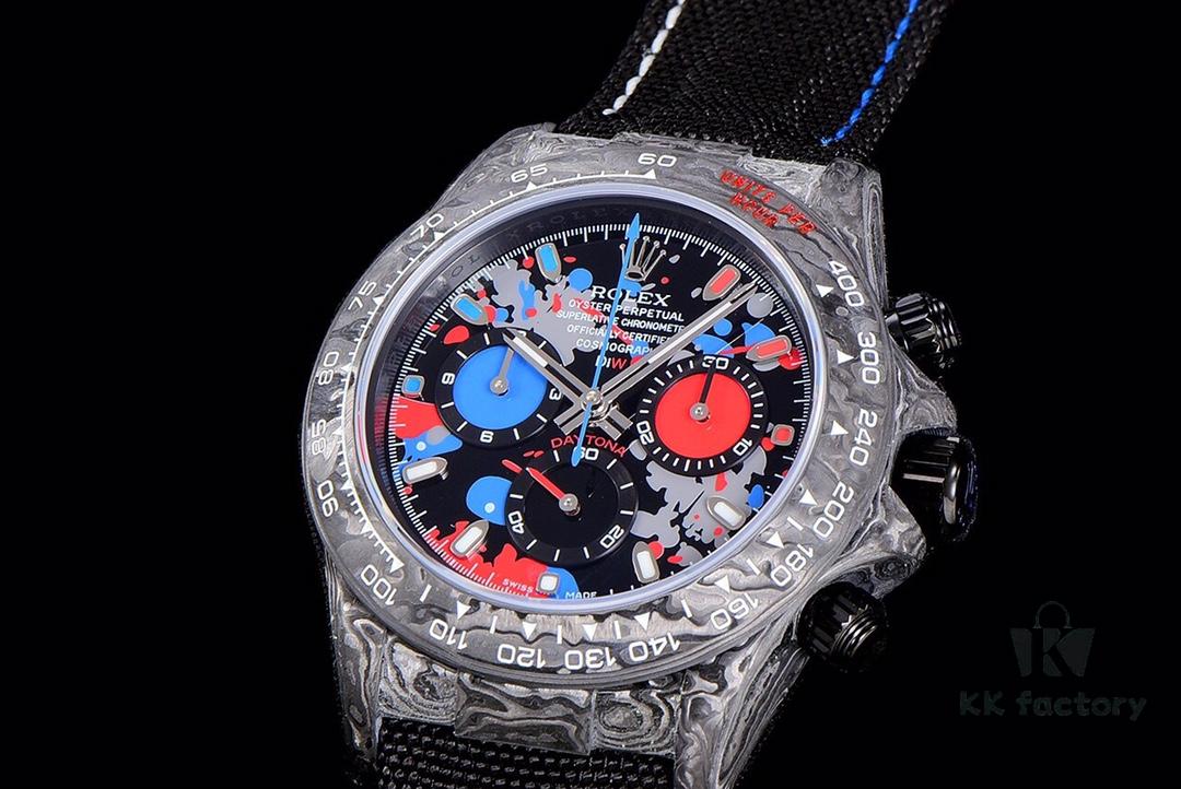 New Arrival Craftsmanship Meets Innovation Dream-Chasing Daytona Chronograph Carbon Fiber Custom Edition V2