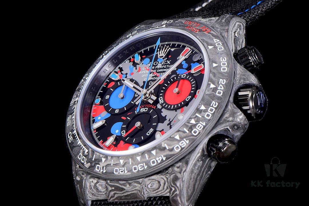 New Arrival Craftsmanship Meets Innovation Dream-Chasing Daytona Chronograph Carbon Fiber Custom Edition V2