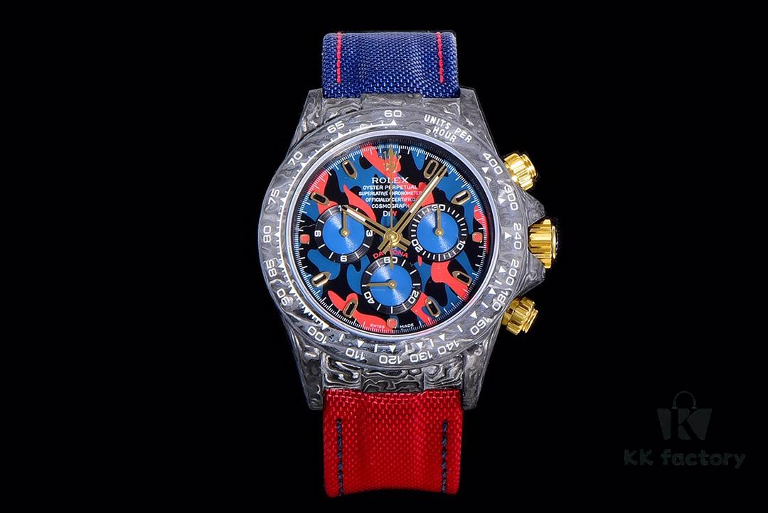 New Arrival Craftsmanship Meets Innovation, Dream-Chasing Daytona Series Carbon Fiber Custom Edition [V2] Watch