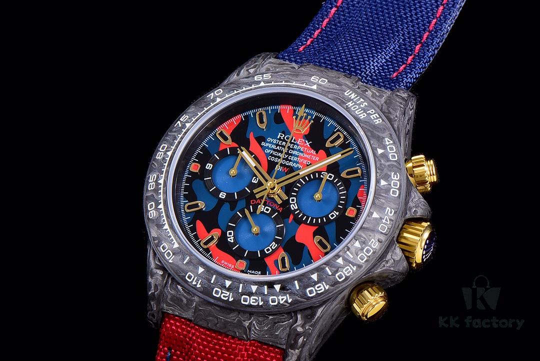 New Arrival Craftsmanship Meets Innovation, Dream-Chasing Daytona Series Carbon Fiber Custom Edition [V2] Watch
