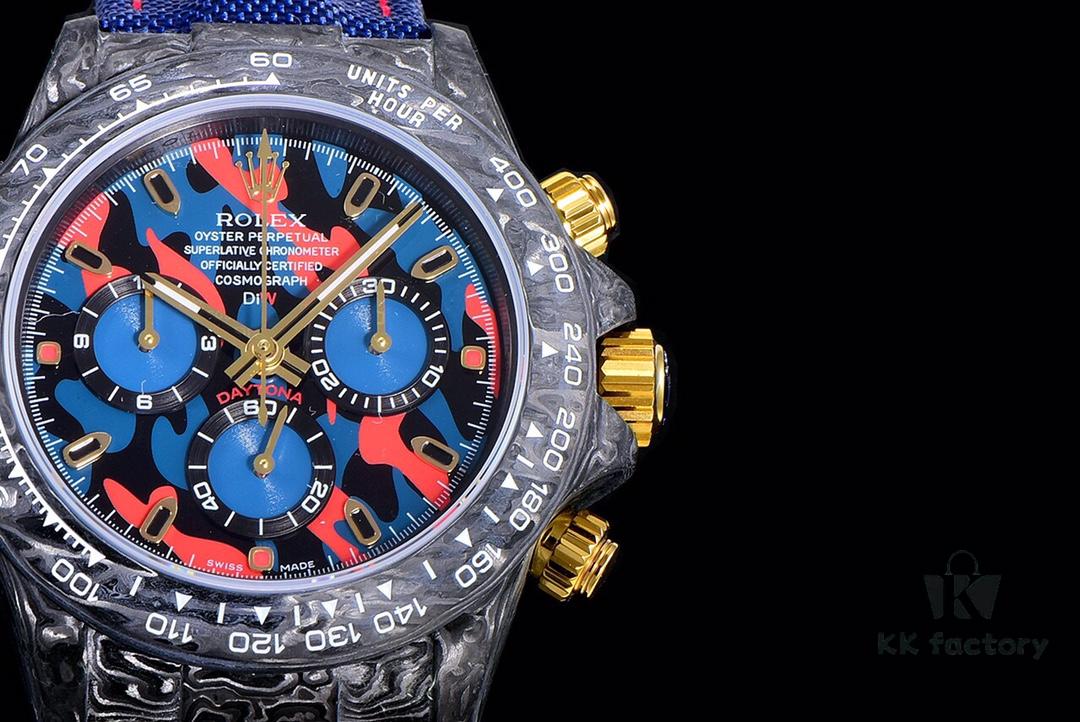 New Arrival Craftsmanship Meets Innovation, Dream-Chasing Daytona Series Carbon Fiber Custom Edition [V2] Watch