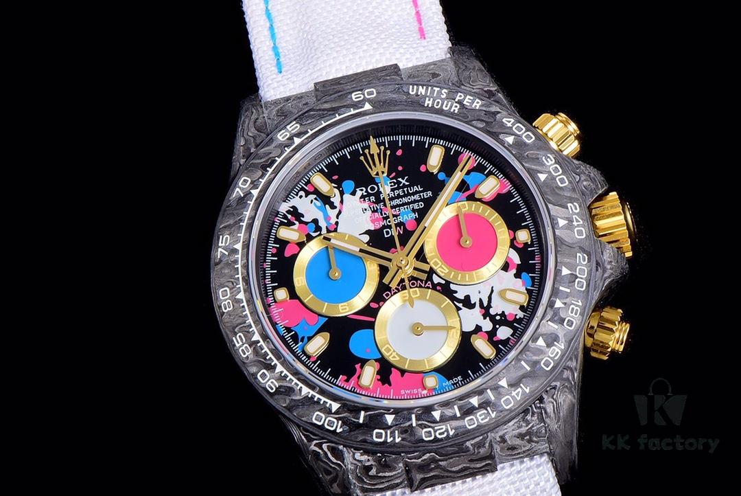 New Craftsmanship United, Dream-Chasing Daytona Chronograph Carbon Fiber Custom Edition [V2 Version]