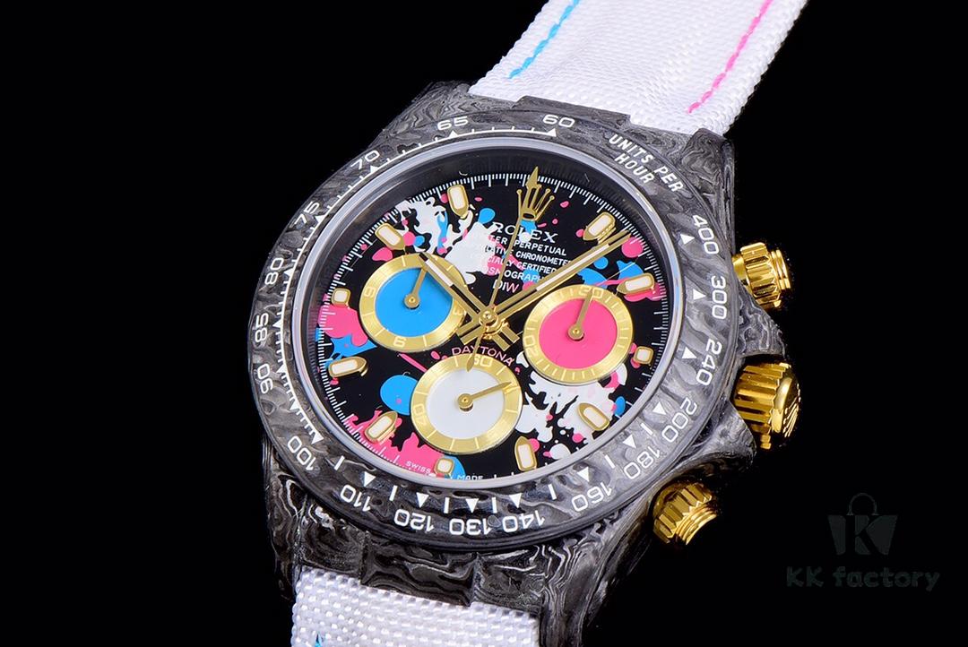 New Craftsmanship United, Dream-Chasing Daytona Chronograph Carbon Fiber Custom Edition [V2 Version]