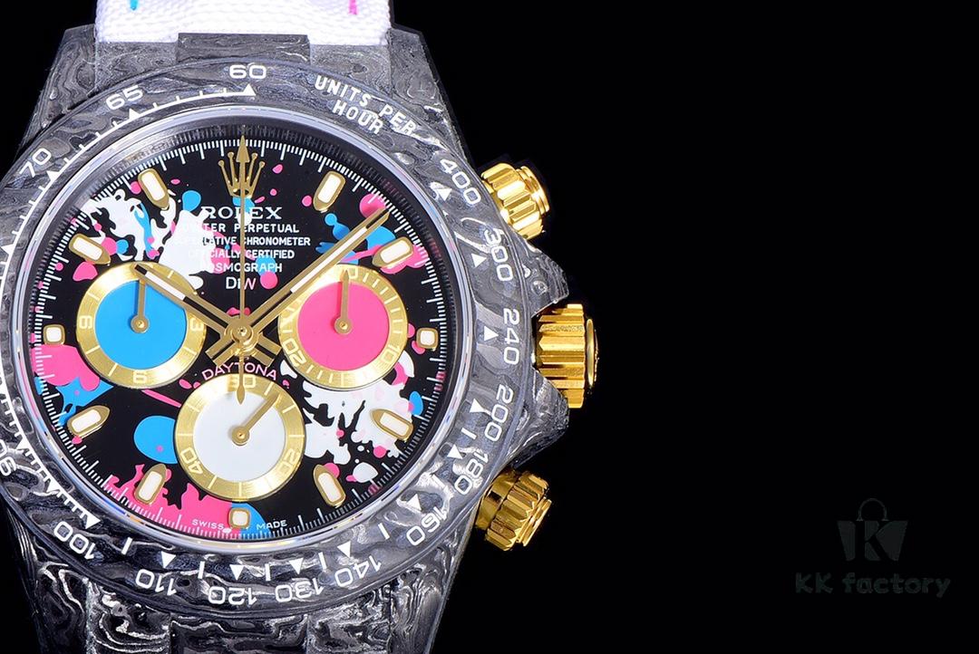 New Craftsmanship United, Dream-Chasing Daytona Chronograph Carbon Fiber Custom Edition [V2 Version]