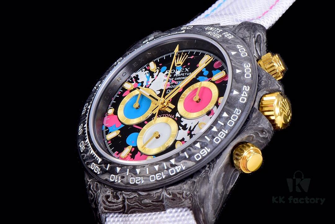 New Craftsmanship United, Dream-Chasing Daytona Chronograph Carbon Fiber Custom Edition [V2 Version]