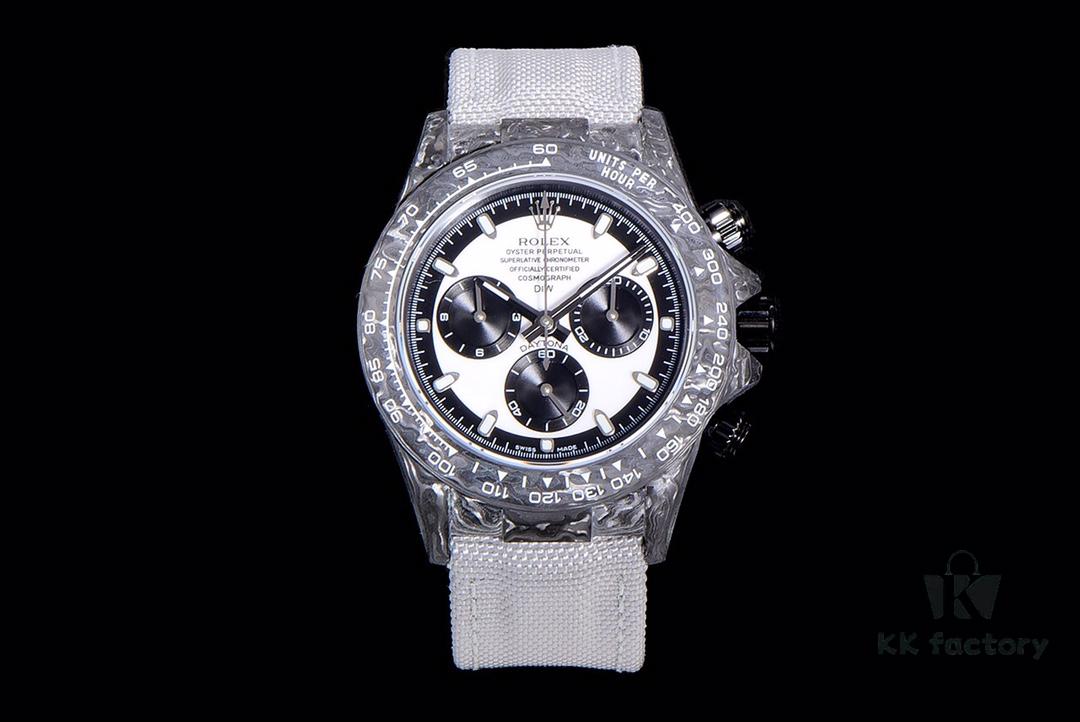 New Arrival Master Craftsmanship United Dreaming On Carbon Fiber Custom Daytona Series V2 Edition Watch