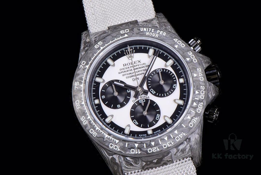 New Arrival Master Craftsmanship United Dreaming On Carbon Fiber Custom Daytona Series V2 Edition Watch