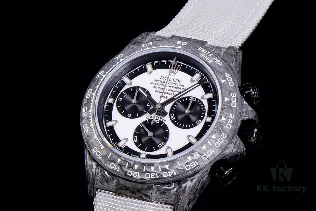 New Arrival Master Craftsmanship United Dreaming On Carbon Fiber Custom Daytona Series V2 Edition Watch