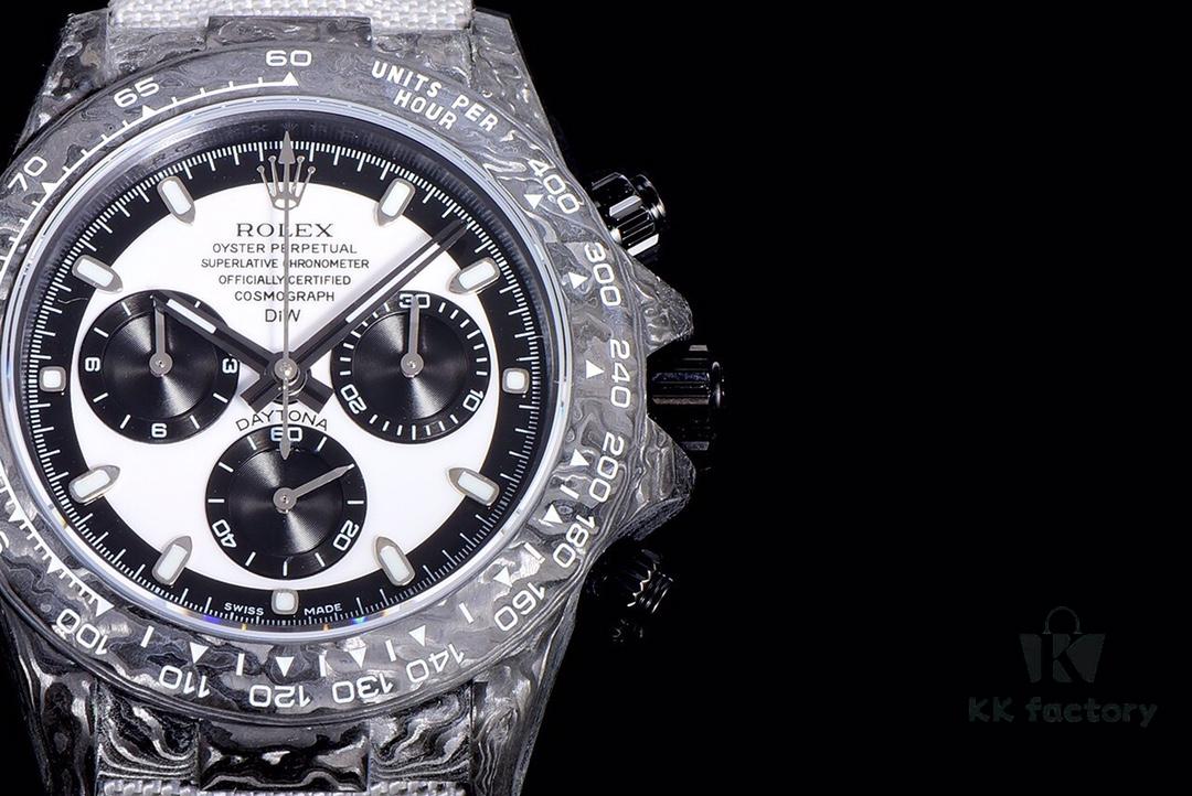 New Arrival Master Craftsmanship United Dreaming On Carbon Fiber Custom Daytona Series V2 Edition Watch