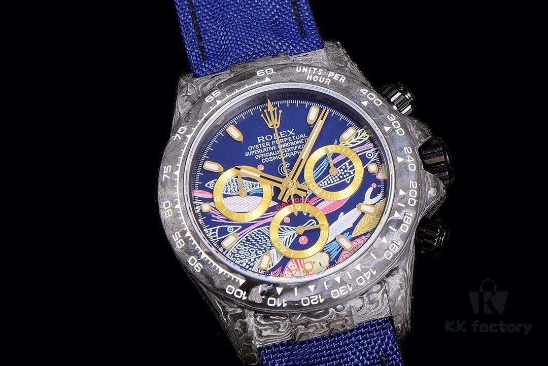 New Arrival Master Craftsmanship United, Dream-Chasing Never Stops - Cosmograph Daytona Series Carbon Fiber Custom Edition [V2 Version]