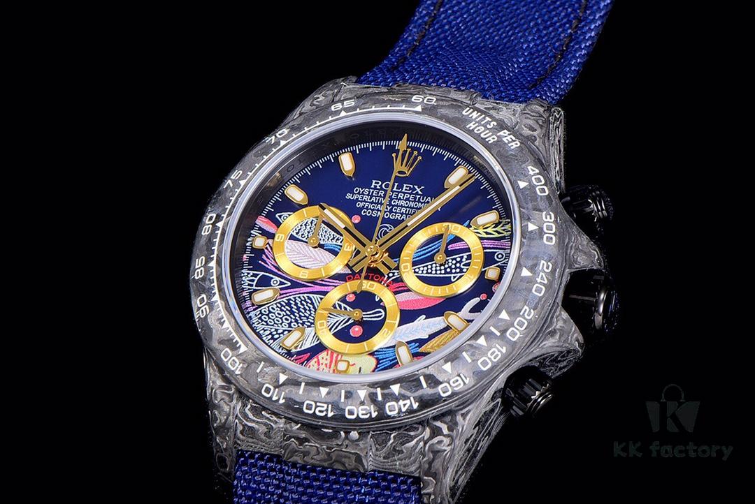 New Arrival Master Craftsmanship United, Dream-Chasing Never Stops - Cosmograph Daytona Series Carbon Fiber Custom Edition [V2 Version]