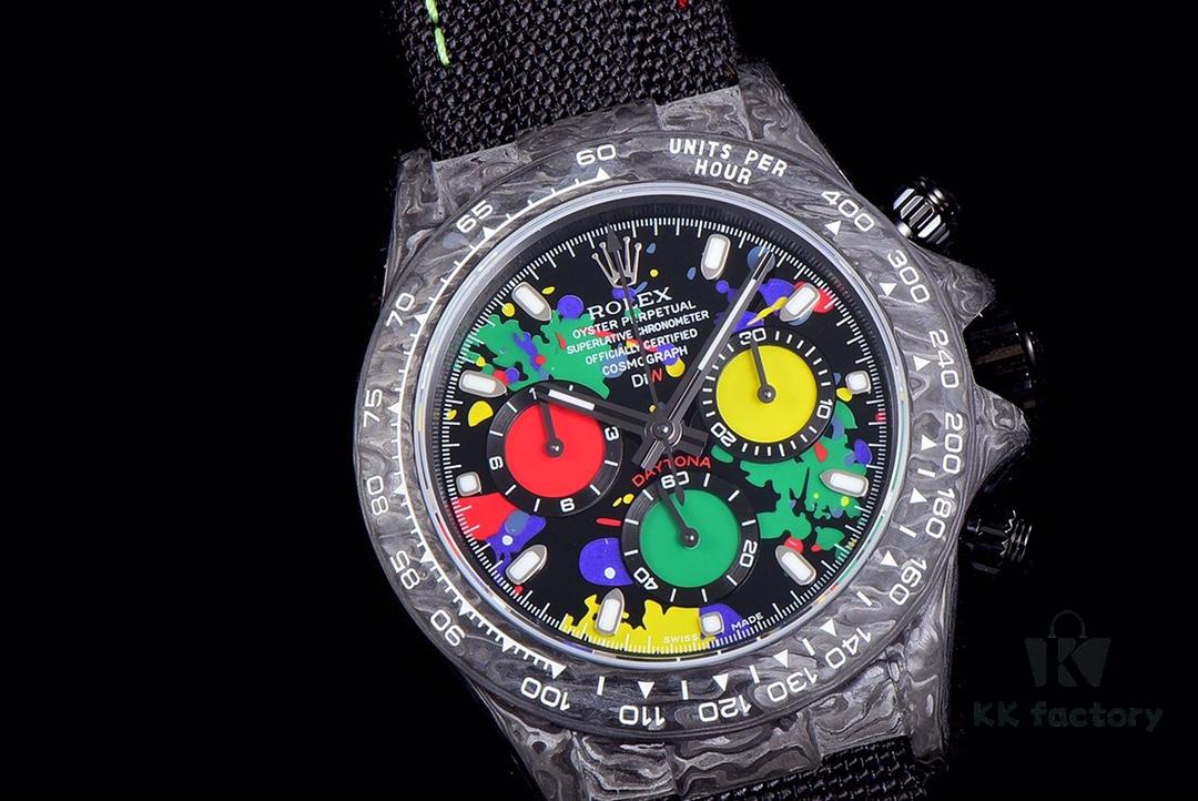 New Arrival Master Craftsmanship United Dream Chaser Cosmos Chronograph Daytona Series Carbon Fiber Custom Edition V2 Watch