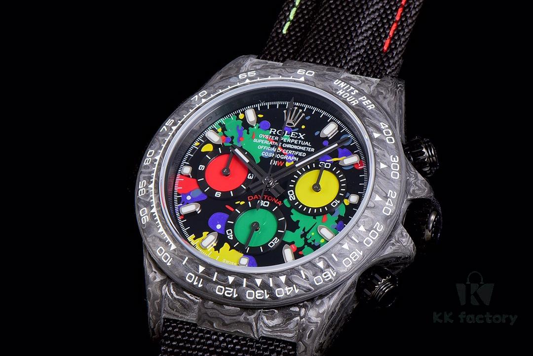 New Arrival Master Craftsmanship United Dream Chaser Cosmos Chronograph Daytona Series Carbon Fiber Custom Edition V2 Watch