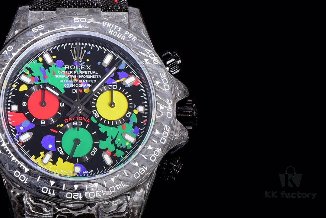 New Arrival Master Craftsmanship United Dream Chaser Cosmos Chronograph Daytona Series Carbon Fiber Custom Edition V2 Watch