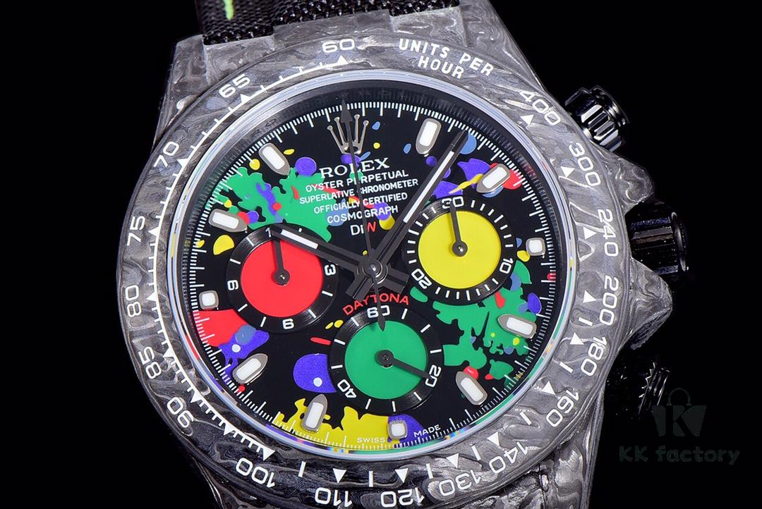 New Arrival Master Craftsmanship United Dream Chaser Cosmos Chronograph Daytona Series Carbon Fiber Custom Edition V2 Watch