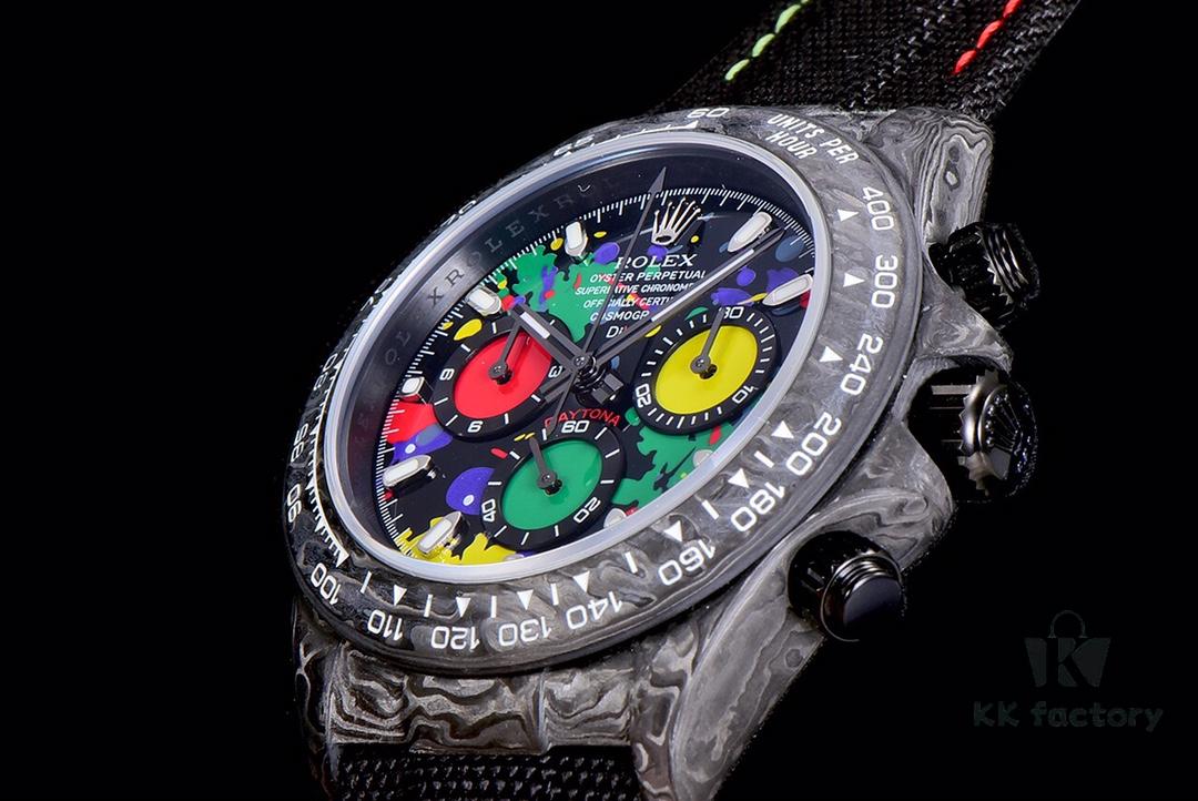 New Arrival Master Craftsmanship United Dream Chaser Cosmos Chronograph Daytona Series Carbon Fiber Custom Edition V2 Watch