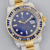 TWF Luxury Masterpiece, Rolex SUB Submariner Custom Diamond-Paved Edition